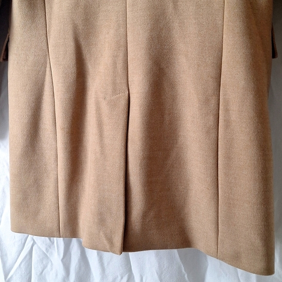 Zara Camel Pea Coat, Double Lining sz 8, NW0T - Picture 10 of 15